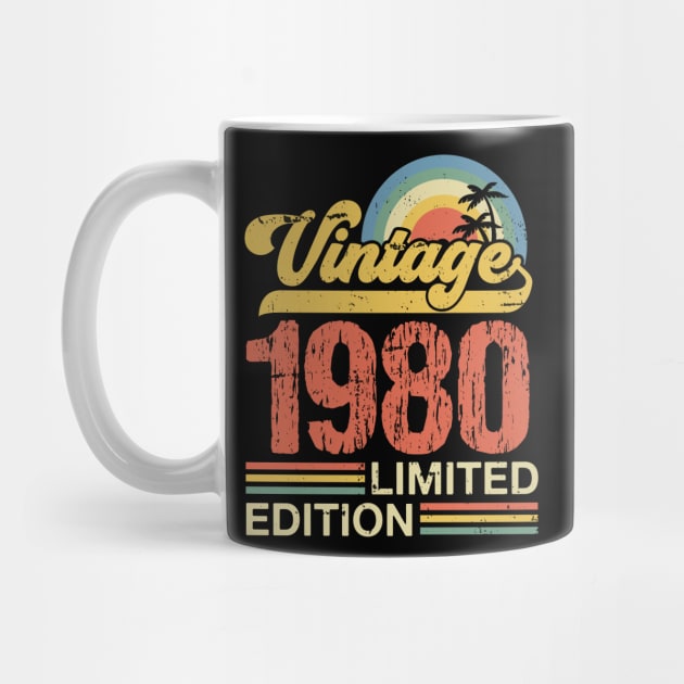 Retro vintage 1980 limited edition by Crafty Pirate 